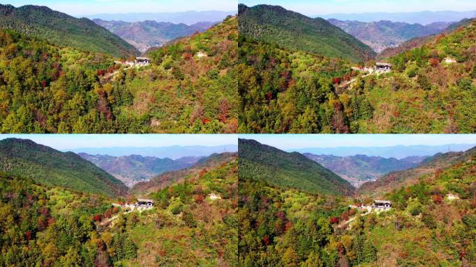 浙江天台山南黄古道，沿途风光