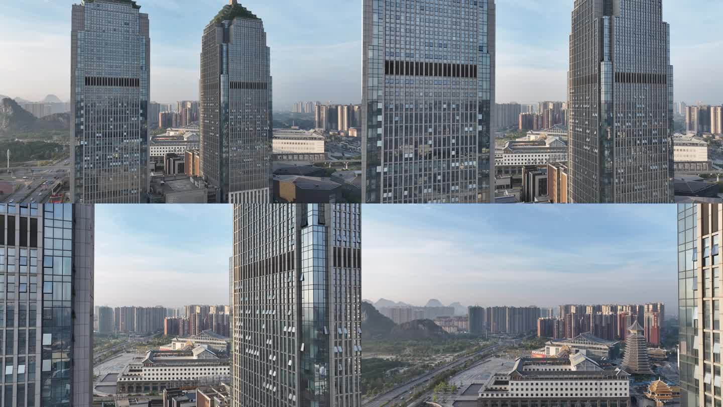 临桂新区金贸中心 双子塔