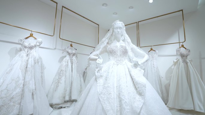 【4K】高端婚纱馆视频素材