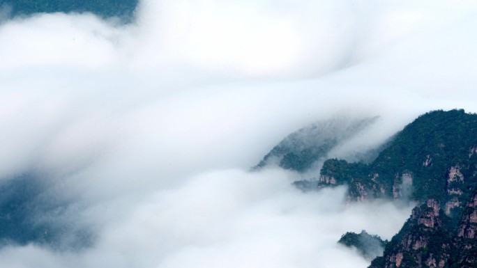 广西金秀 云雾大山 云海延时  云海翻滚