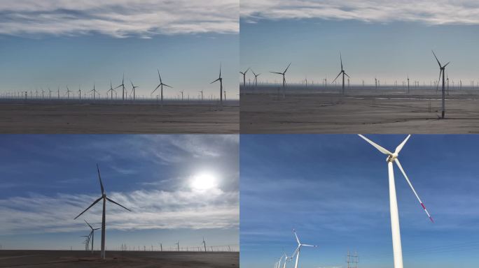 戈壁滩风力发电新能源