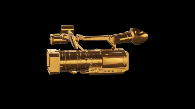 摄像机黄金版效果展示通道素材