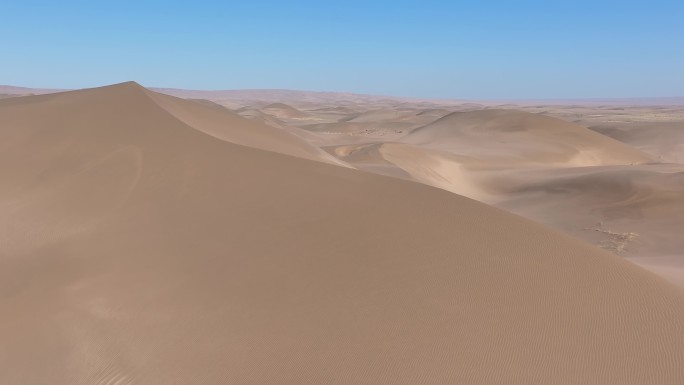 4k航拍沙漠 沙丘 沙漠刀锋