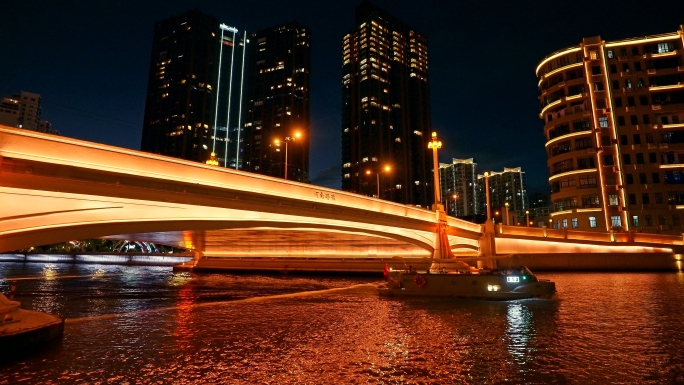 上海苏州河璀璨灯光夜景5