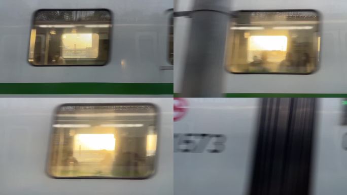 4K原创 地铁出站 迎接朝阳