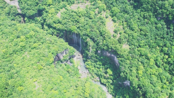 4K宜昌三峡大瀑布航拍视频