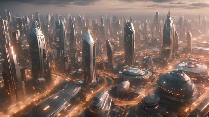 科幻城市 幻想未来城市 城市