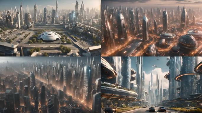 科幻城市 幻想未来城市 城市