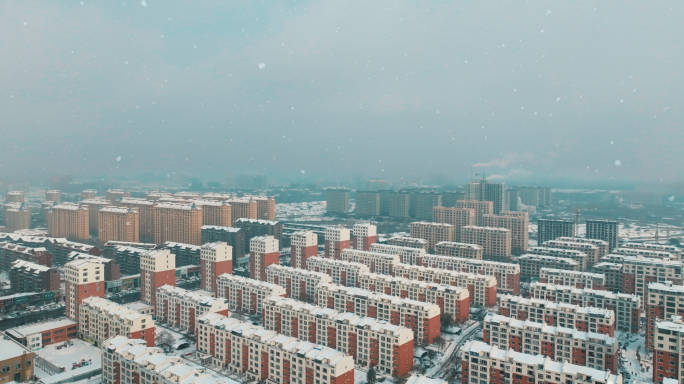 下雪城市