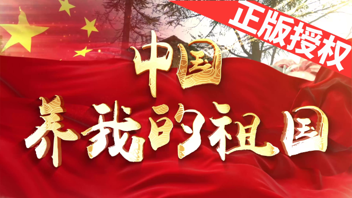 中国,养我的祖国（可改配乐）