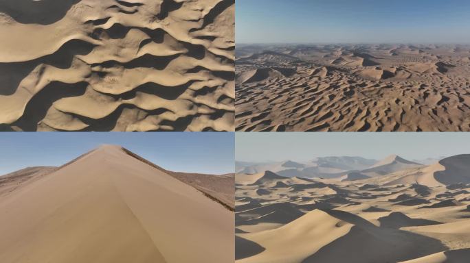 撒哈拉沙漠无人区荒漠黄昏荒凉戈壁 4K