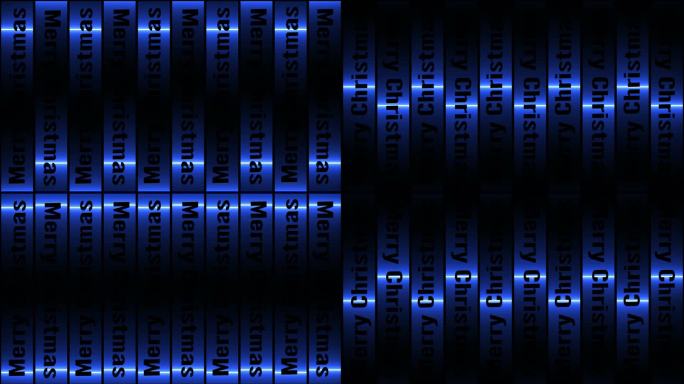 圣诞快乐 暗黑劲爆跑屏特效蓝色24