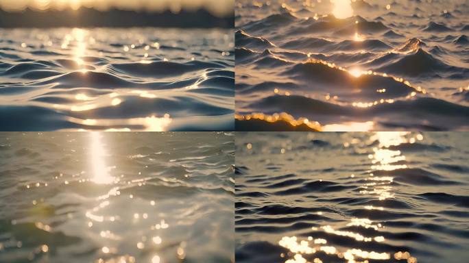 (原创)水面 阳光 波光 波光粼粼 水波