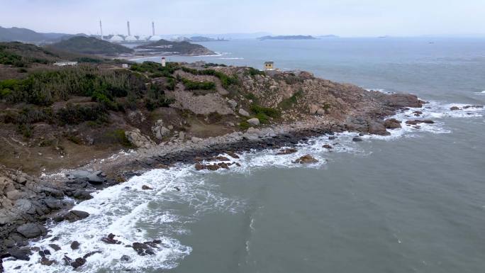 漳州东山苏峰山海域航拍