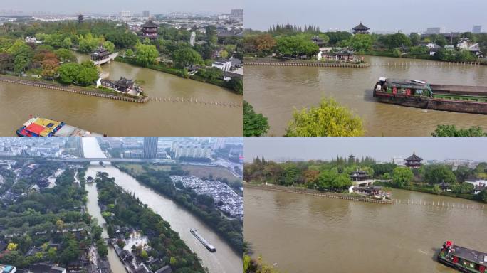 苏州京杭大运河 苏州寒山寺