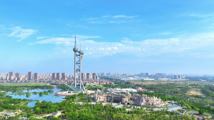 大庆高新区 龙凤湿地的观测塔