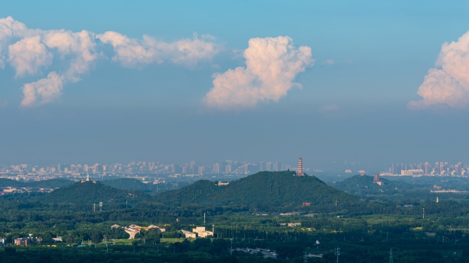 北京西山玉泉山玉峰塔延时