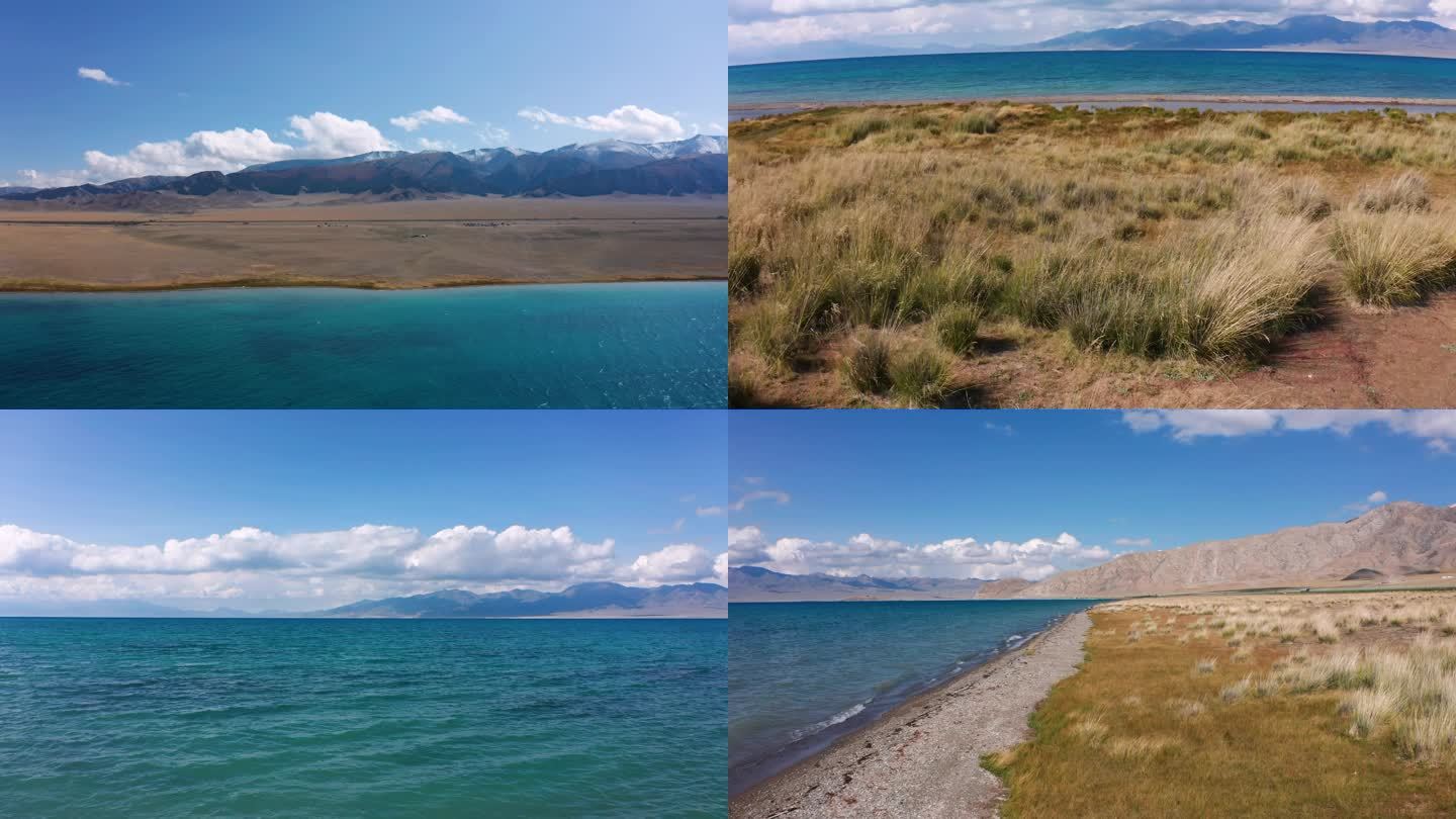 新疆赛里木湖绝美航拍4K大片电影