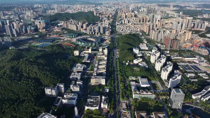 香港中文大学 深圳信息职业技术学院航拍