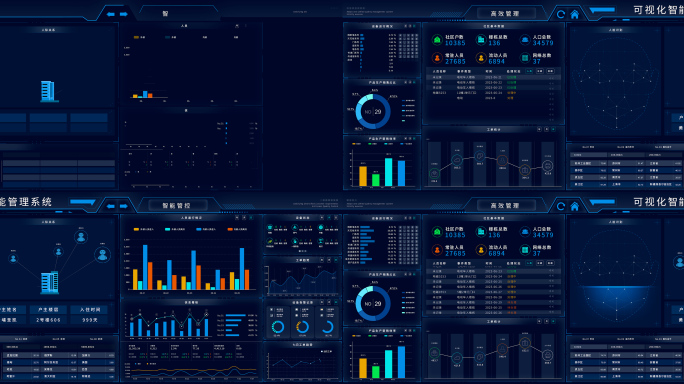 科技可视化智慧大屏