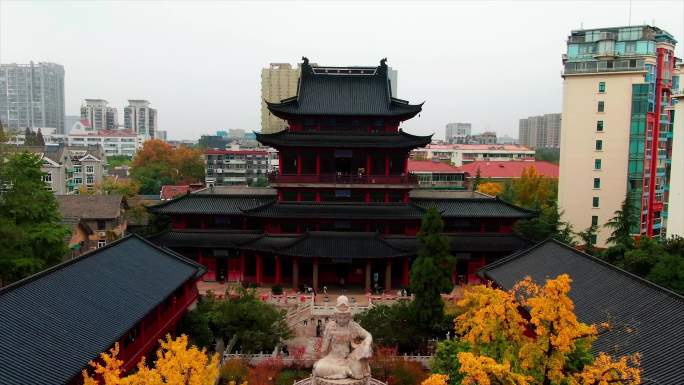 南京毗卢寺秋景