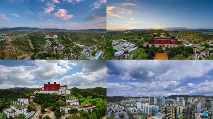 12组 承德 地标 航拍 避暑山庄