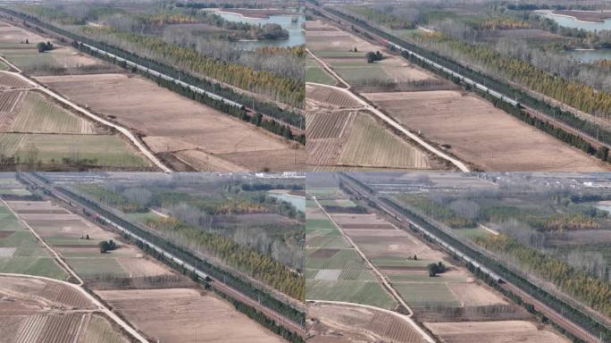 中国速度中国交通中国铁路运输火车铁路航拍