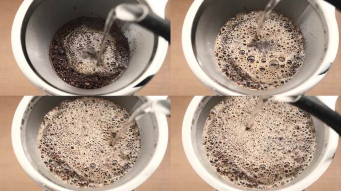 用不锈钢过滤器煮咖啡