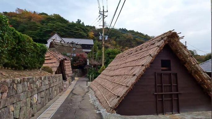 大分县别府市的“妙板温泉”风景