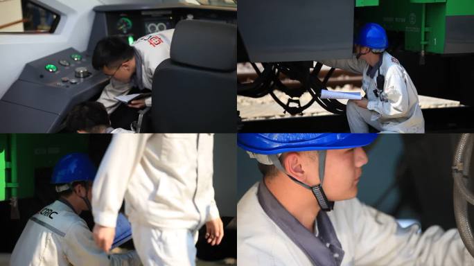 中老铁路跨国首发复兴号动车整备