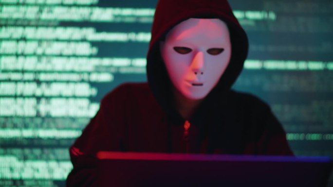 匿名电脑黑客面具代码