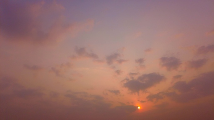 日出日落傍晚夕阳希望金黄色的太阳时间流逝