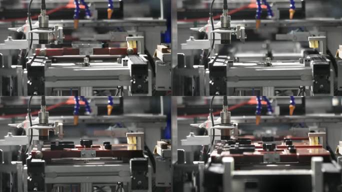 智能制造工业机器人延时4K