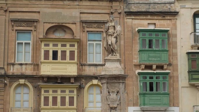 马耳他的传统建筑欧式建筑古罗马风格浮雕