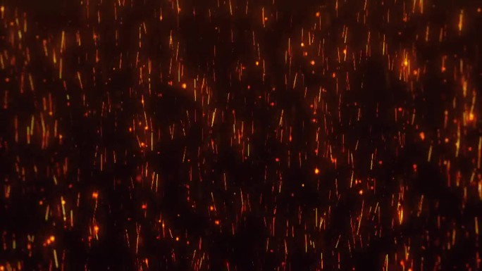 火热的火花循环动画背景的游戏效果