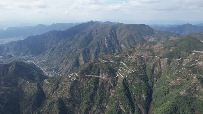 涌泉蜜橘种植基地正宗航拍山里