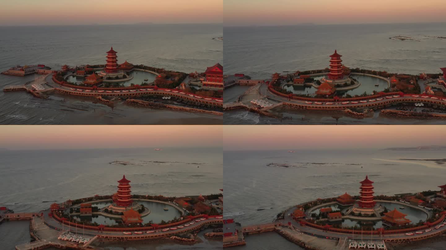 DJI_0545晚霞中的八仙过海景区