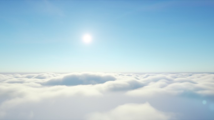 6K唯美大气写实云上穿梭