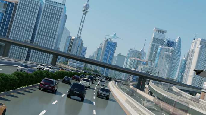 城市生长规划高速发展建设展望未来