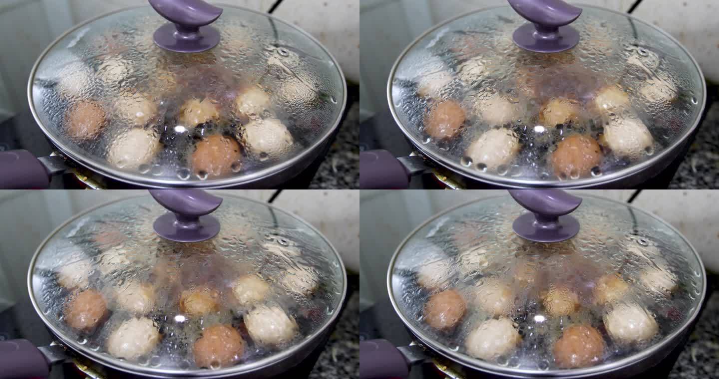 煮茶叶蛋视频素材