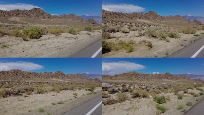 Mt惠特尼门户道路驾驶板上升09多相机三季度R驾驶板内华达山脉山脉美国加利福尼亚州