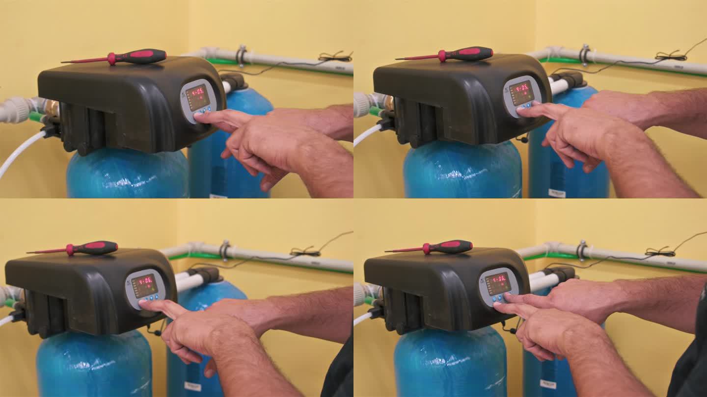 男手调节压力管道设备的滤水器设置