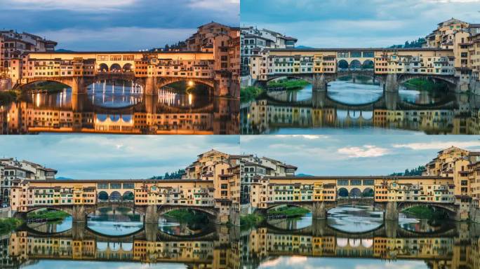 维琪奥桥(Ponte vecchio)是意大利佛罗伦萨阿尔诺河上一座中世纪的石制闭式拱桥