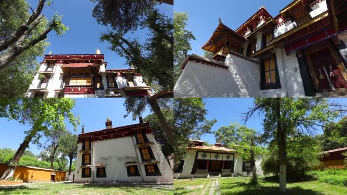 拉萨 罗布林卡 藏式建筑