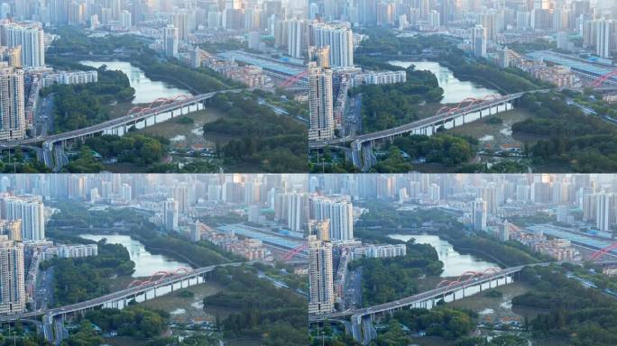 深圳市罗湖区城市建筑群与户外公园城市道路交通研究