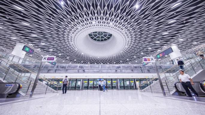 4k延时拍摄——深圳地铁站，中国