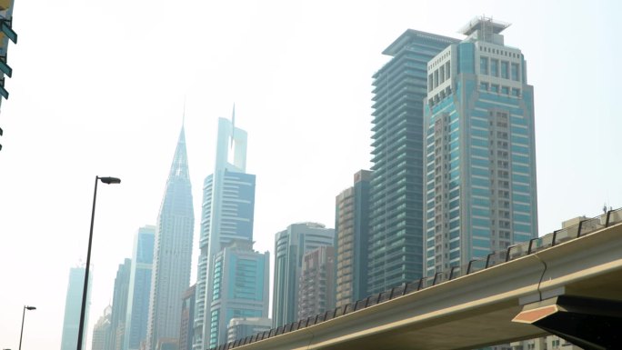 迪拜的摩天大楼国外建筑群