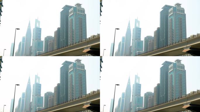 迪拜的摩天大楼国外建筑群