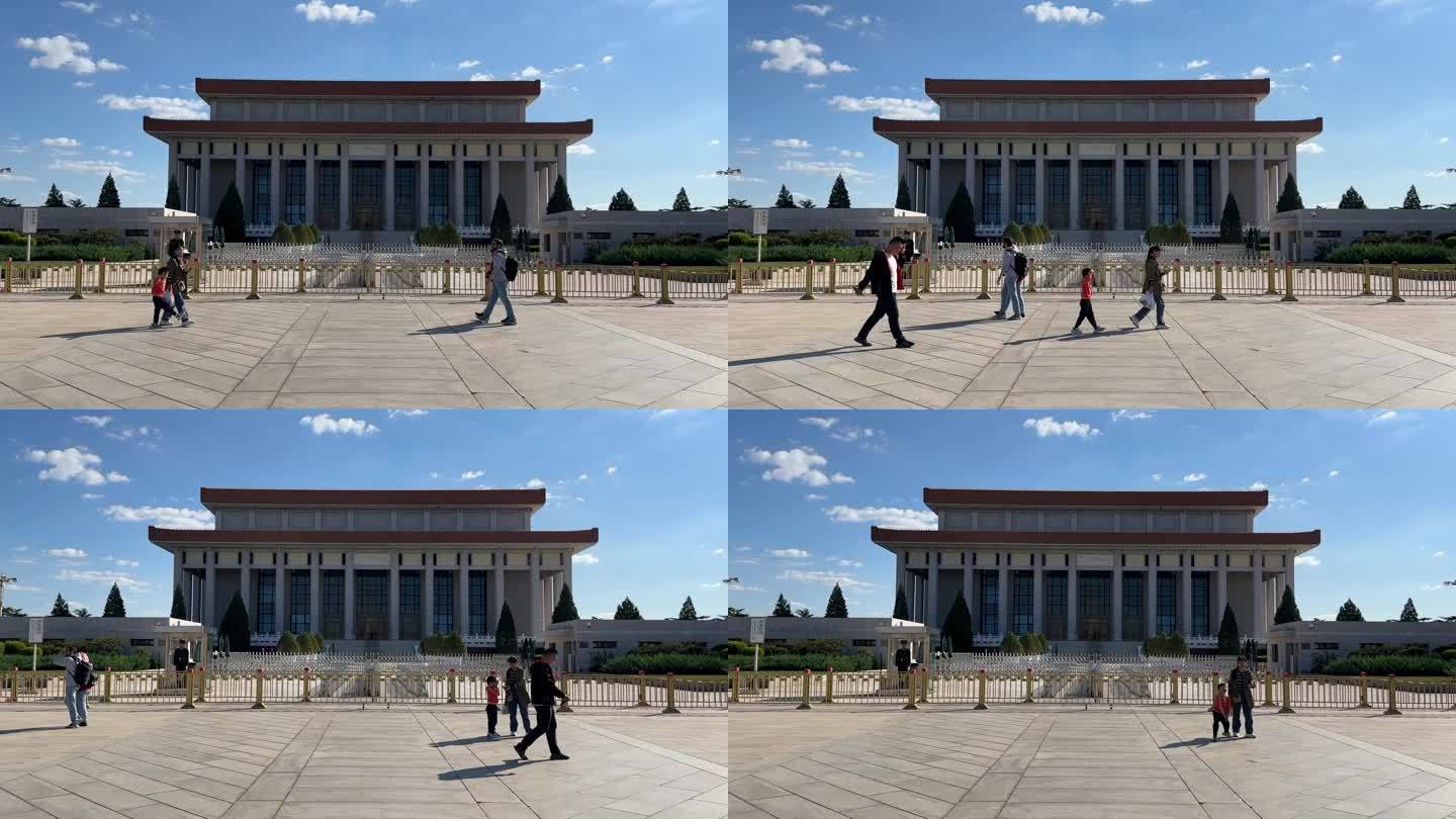 北京天安门广场毛主席纪念堂天安门首都北京