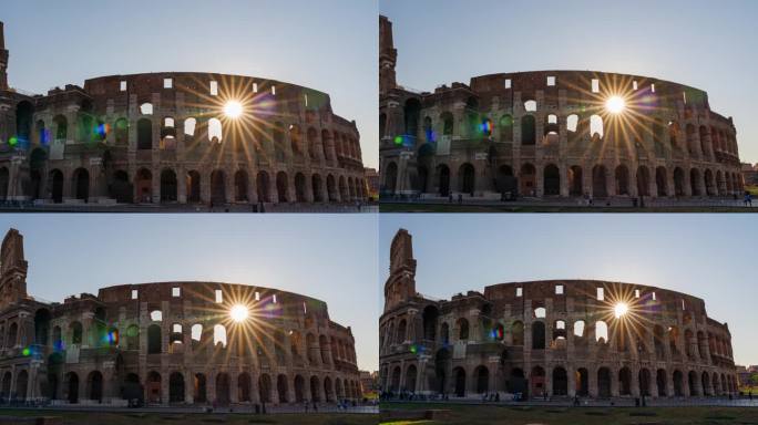 罗马斗兽场是意大利罗马最大的古代圆形剧场，罗马古代和联合国教科文组织世界遗产，教育和旅游目的地